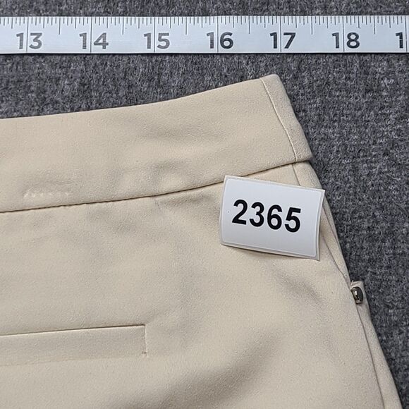 Rafaella Pants Womens‎ 12 Beige Curvy Ankle Stretch Career Office Straight Leg - Picture 9 of 9